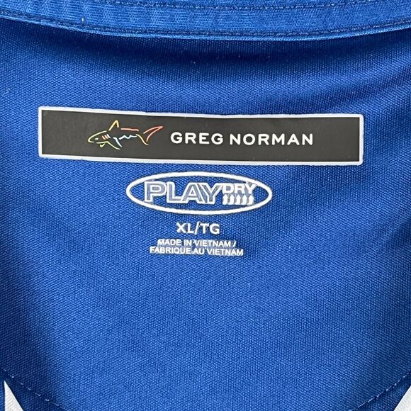 Greg Norman Polo Mens Extra Large Golf Golfing Play Dry Short-Sleeve Microfiber - Picture 7 of 12